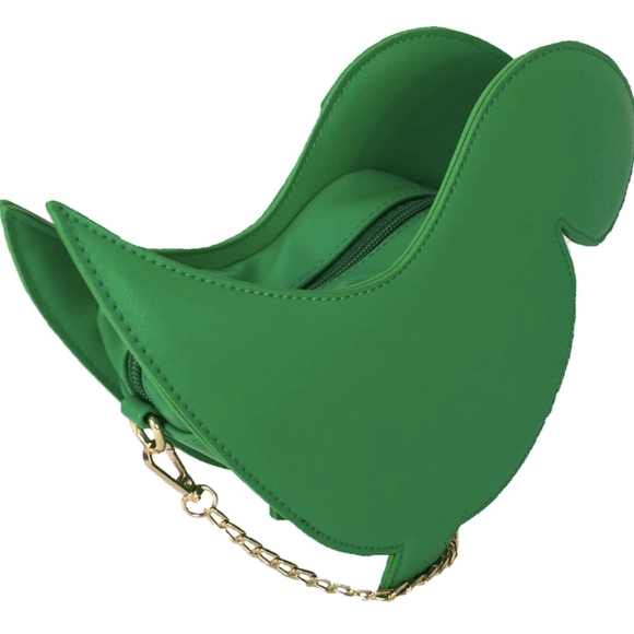 Fashion Culture Dinosaurs Rule T Rex Glitter Dino Crossbody, Green - Picture 3 of 4